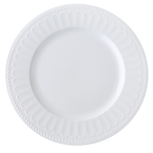 Juego de Platos de Cerámica Blancos con Borde Decorado, Platos de Diferentes Tamaños para Servir Sopas, Pasta, Ensaladas y Platos Principales en Casa - Product Image 6