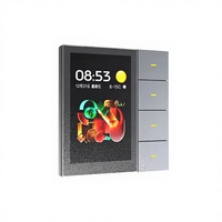 Módulo de Interruptor Inteligente Android con Pantalla Táctil IPS de 10.1 Pulgadas, Gateway Tuya, Estándar US/EU/CN, Caja de Pared Integrada, Cámara de 5MP Local