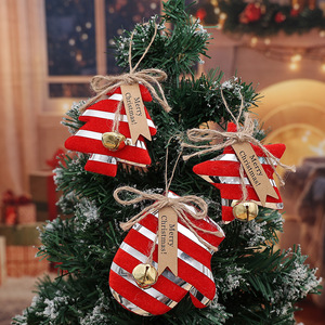 <b>Christmas</b> Cross Border <b>Christmas</b> <b>Tree</b> Decorative Hanging Ornaments <b>Mini</b> <b>Christmas</b> <b>Tree</b> Five Pointed Star Hanging Decor - Product Image 3