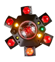Équipement DJ super abordable LED 150W Cyclone 6 bras Bee Eye 3-en-1 faisceau-strobo-laser moving head