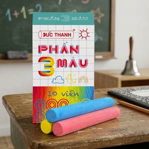 Juego de Tizas sin Polvo Directo de Fábrica, 3 Colores Mezclados, Lavables, para Dibujo Artístico en Aceras, Pedido al por Mayor, Distribuidor - Product Image 1