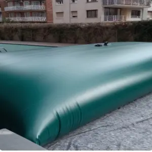 Tanque de armazenamento de água em PVC para sistema de coleta de água de chuva, resistente a UV, flexível, dobrável, de alta qualidade, barato, 30L, 50L, 15000L