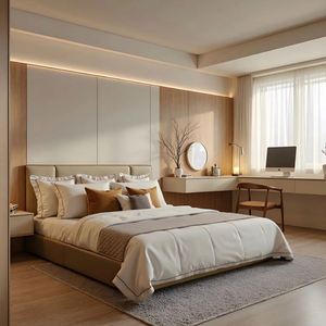 Meuble d'entrée en bois de style chinois moderne sur mesure, nouveau panneau de meuble pour salons, appartements, hôtels, villas - Product Image 5