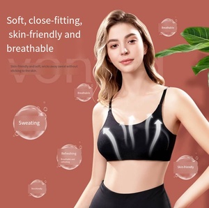 Masseur de poitrine-Masseur de sein vibrant à température constante à alimentation <span class=keywords><strong>électrique</strong></span> sans fil pour chauffer les <span class=keywords><strong>sous</strong></span>-vêtements - Product Image 4