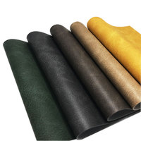 Pvc Stock Yangbuck Résistant Aux Rayures Étanche Rexine Cuir Synthétique Tissé Pu Cuir pour Chaussures et Sacs En Relief Yucheng