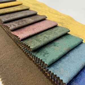 <span class=keywords><strong>Tela</strong></span> de Terciopelo Holandés <span class=keywords><strong>Amarillo</strong></span>, 100% Poliéster, Impermeable, para Fundas de Sofá, Textiles para el Hogar - Product Image 4