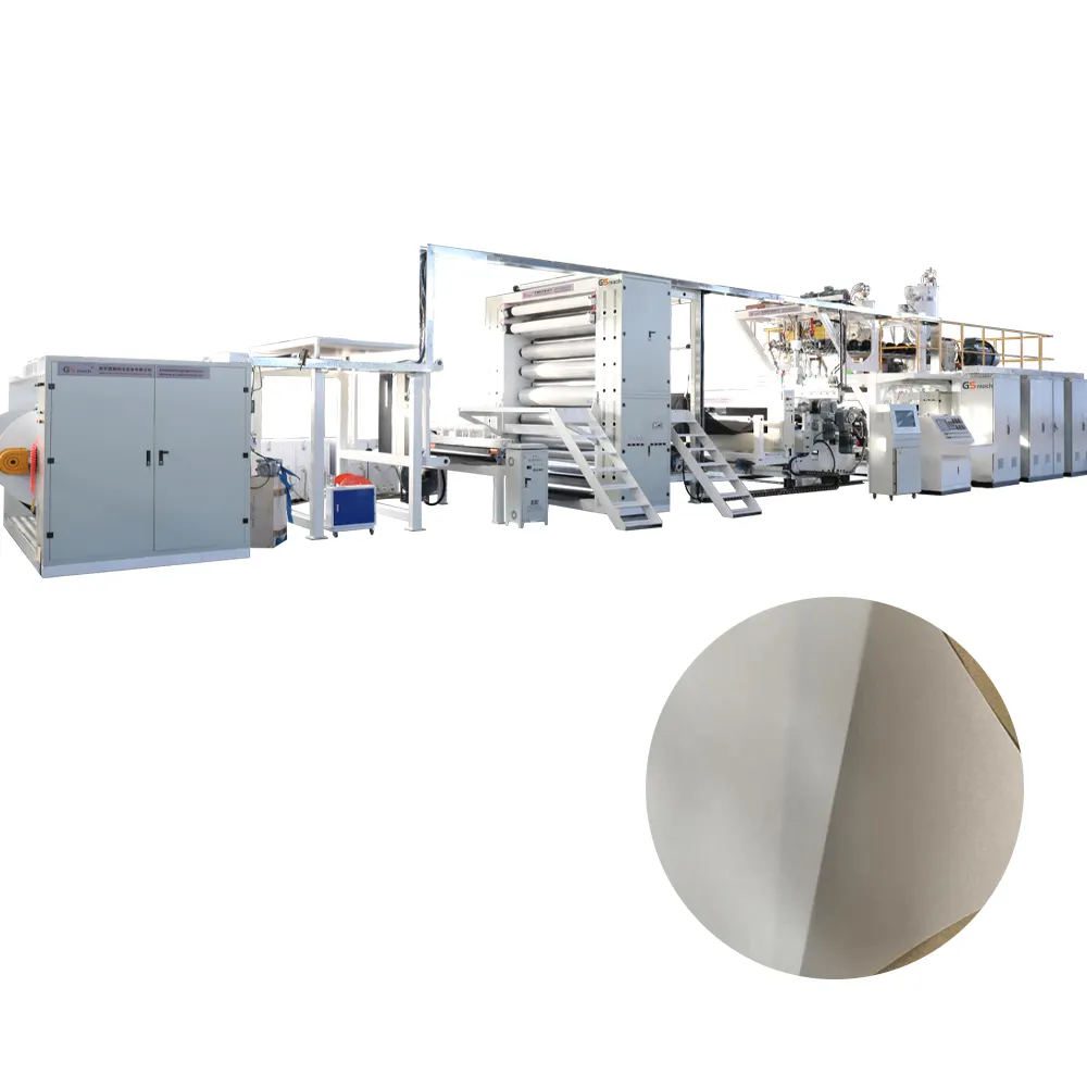 GS-mach Custom High Filling Polypropylene & Calcium Carbonate Synthetic Stone Paper production line