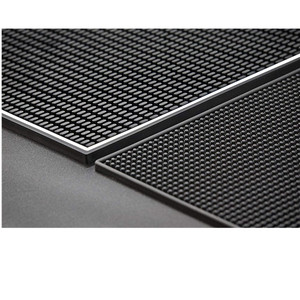 Vente en gros Tapis de bar pour verres à champagne en caoutchouc avec bordure blanche Dessous de <span class=keywords><strong>verre</strong></span> pour bar - Product Image 4