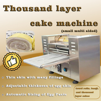 Machine à Crêpes Commerciale Automatique Professionnelle pour Crêpes Mille-Feuilles et Feuilles de Crêpe, Haute Productivité, Nouveauté, Lait et Eau