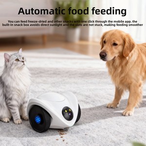 Caméra robot pour animaux de compagnie haute définition, alimentation automatique, communication bidirectionnelle, imagerie couleur, maison intelligente pour chiens et chats - Product Image 5
