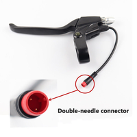 Remhendel voor elektrische scooters Waterdichte remhendel Connector met dubbele naald Schijfremhendel Onderdelen voor elektrische scooters