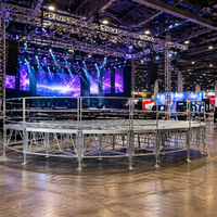 Nouvelle Scène Modulaire Carrée de Luxe en Alliage d'Aluminium, Plateforme Réglable pour Concerts, Mariages et Événements Extérieurs