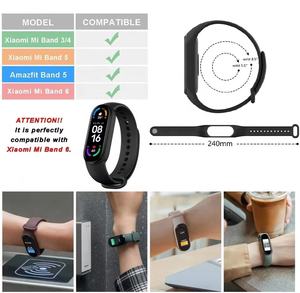 Correa de repuesto para reloj inteligente Xiaomi, pulsera deportiva de TPU de Color con hebilla de Metal, para Xiaomi <span class=keywords><strong>Mi</strong></span> Smart Band 6 5/4 3 - Product Image 3