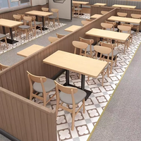 Offre Spéciale : Ensembles de Banquettes d'Extérieur pour Restaurants – Mobilier de Restaurant, Canapés, Chaises et Tables Personnalisables pour la Restauration Rapide en PU