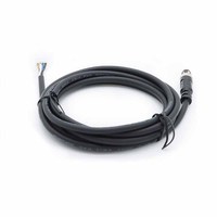 Connecteur étanche IP67, câble de capteur circulaire industriel, moulage PVC, fiche femelle droite, connecteur M8, faisceau de câbles