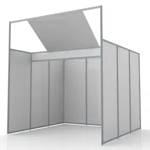 流行的易于安装标准展位铝框张力织物展位展位用于时装展的展位