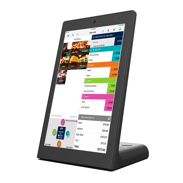 Restaurant Android AIO Tablet 10 Inch POS Terminal Android Tablet Table
