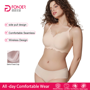 Reggiseni da allattamento premaman da donna senza ferretto, bralette senza cuciture, coppa intera, alto sostegno, push-up - Product Image 2