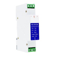 Taidacent Parafoudre de signal Ethernet 5V 12V 24V 4-20mA pour rail DIN, Serveur série industriel