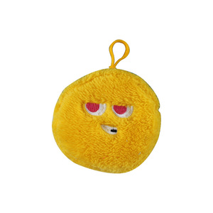 <strong>Funny</strong> Expression Unisex Plush Cosmetics <strong>Headphone</strong> Bag Black with Five Balls Stuffed Pendant Acrylic Ornaments Factory Direct - Product Image 2