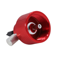 Adaptateur de remplissage de propane avec soupape d'aération pour canettes de gaz Airsoft et Green avec couvercle de protection