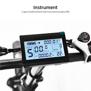 Bicicleta eléctrica <span class=keywords><strong>Plegable</strong></span> de 20 pulgadas para adultos, <span class=keywords><strong>Plegable</strong></span>, con 7 velocidades - Product Image 5