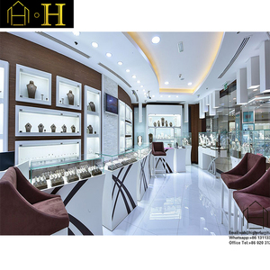 Kính hiển thị đồ trang sức trường hợp đồ trang sức bằng gỗ Showcase cho đồ trang sức đảo cửa hàng - Product Image 5