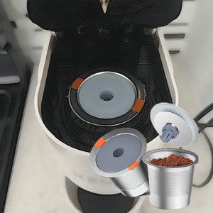 Filtros de taza K de acero inoxidable universales, cafeteras K-cup recargables ecológicas reutilizables-Cerveceros - Product Image 1