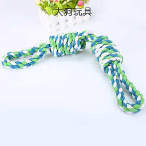 Kangdarpet venta al por mayor nuevo estilo de gran tamaño hecho a mano cuerda de algodón mascota perro masticar juguetes para perros grandes - Product Image 2