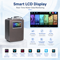Penghasil Air Alkali untuk Meja Dapur 6 Mode Air Pemurni Air pH dengan Layar Sentuh LCD Pintar Pemanas UV LED Filter Ganda