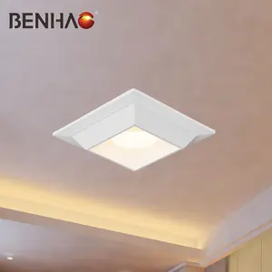 Fabrika toptan OEM/ODM Modern Minimalist kapalı gömülü titreşimsiz alüminyum kare LED Downlight