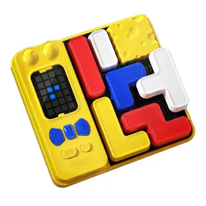 Children's Educational Advanced Logic Training Brain Burning Game Toys Mini Building Block Puzzle Maker