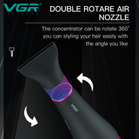 VGR V-402 OEM De Haute Qualité AC Moteur Puissant Professionnel Électrique Salon de Coiffure Salon Sèche-Cheveux