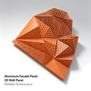 Panel de Fachada Perforado 3D Personalizado, Revestimiento Exterior para Edificios Comerciales, Sistema de Muro Cortina Decorativo - Product Image 6