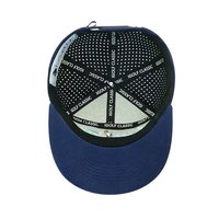 Gorras de Béisbol Perforadas de 7 Paneles de Alta Calidad, Logotipo Bordado Personalizado, Secado Rápido, Transpirables, con Orificios, Gorras Deportivas