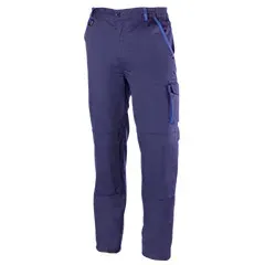 Pantaloni da Lavoro - 952 XS Industrial - Colore: Blu Navy / Azzurro - Pantaloni bicolore multitasche. Presenta due tasche. - Product Image 2