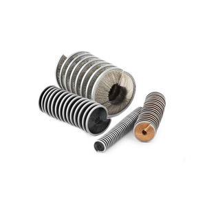 roller rope brush Climbing Rock Rope Chip Brushes Cleaning Roller Spring Brush with Steel or Nylon Bristle