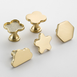 Furniture Handle And <b>Knob</b> Novelty Shape Zinc Alloy Minimalist Cabinet Drawer Durable Single Hole Base - Product Image 2