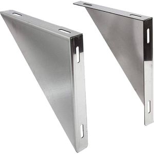 Ángulo de soporte de pared 400x300x40mm Herramienta de torneado para tubo Ø 200/250mm - Product Image 2