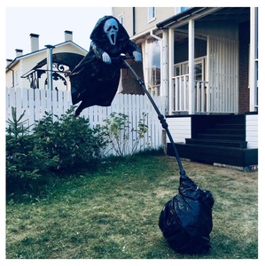 Scream <strong>ScareCrow</strong> Halloween Horror Halloween Eve Props Pull Flag Banner Halloween <strong>Decoration</strong> - Product Image 1