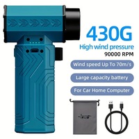 Ventilateur de sèche-linge turbo pour voiture, 180MPH/1,3 LB souffleur d'air de sèche-voiture de poussée 400W 40mm moteur sans balais, souffler 2 canettes de coke facilement