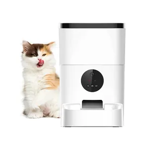 新型宠物用品2022智能自动宠物食品分配器电动定时干粮自动宠物喂食器猫喂食器自动