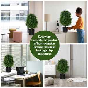 Nhựa Mô Phỏng Topiary Bóng Nhân Tạo Chậu Cây Cây Cây Nhân Tạo Cho Trang Trí Nội Thất Trong Nhà Ngoài Trời Trang Trí Nội Thất - Product Image 5