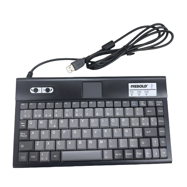 Diebold OPTEVA Maintenance USB Keyboard Keypad PN: 49-201381-000A 49-221669-000D