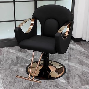 Chaises de salon de coiffure en acier de style vintage de haute qualité en cuir synthétique pour salon de coiffure et salon en gros disponible - Product Image 5