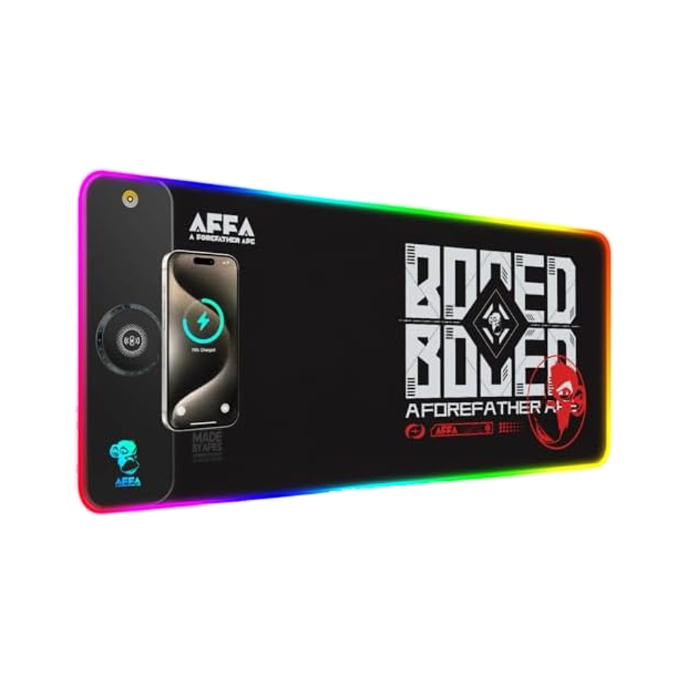 Mauspad,gaming Mouse,RGB Gaming Mouse Pad,Wireless Charging,15W Fast