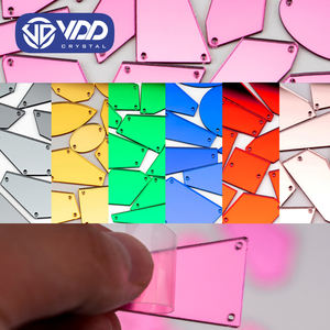 VDD 30/60/200ชิ้นกระจกอะคริลิคขนาดผสมงานเย็บติดพลอยเทียมงานฝีมือแบบ DIY หินเย็บแบบด้านหลังเรียบสำหรับตกแต่งเสื้อผ้า - Product Image 2