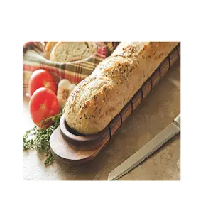 wood Hardwood Cutting Board for Kitchen French Bread Miter