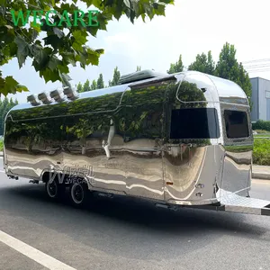 WECARE Carritos De Comida Shawarm Bakery Coffee Truck Trailer Fully Equipped Restaurant Airstream Food Trucks For Sale In USA