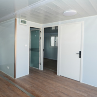 Maison préfabriquée en acier extensible, directement de l'usine, portable, avec chambre, cuisine et salle de bain